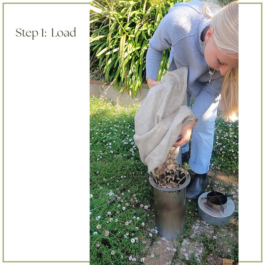 Earthly Biochar Kiln: Compact