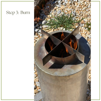 Earthly Biochar Kiln: Compact